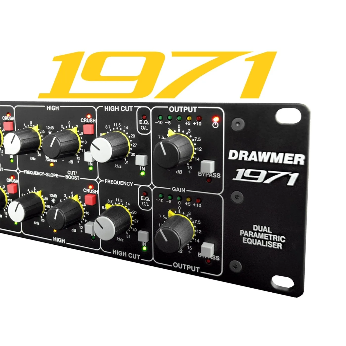 Drawmer 1971 Dual Four-band Parametric Equaliser